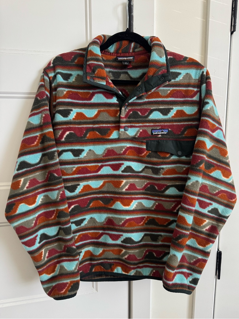 Patagonia Synchilla Lightweight Snap-T Fleece in Men’s FA16 Delta: Cinder Red